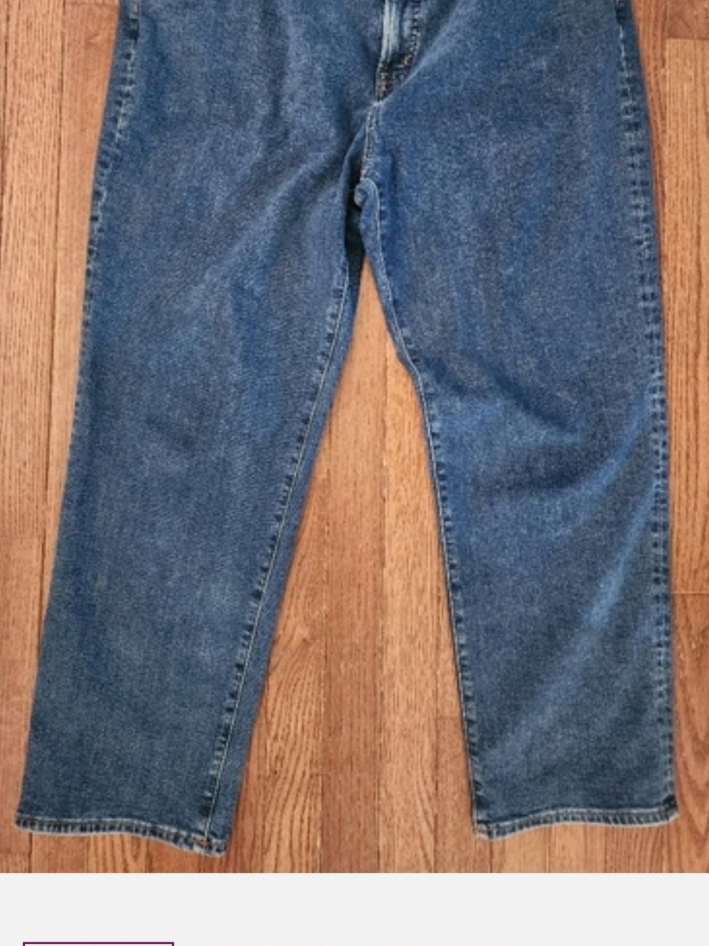 Madewell Woman's Vintage Relaxed Blue Denim Jeans